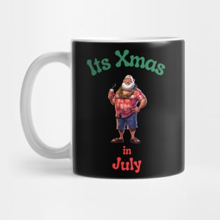 Santa Claus Christmas in July Mug